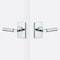 Sure-Loc Hardware Sure-Loc Hardware Levanto Privacy Rosette, Polished Chrome, Smooth Grip in Polished Chrome LV102 26 GRIP-SM 26 - alternate 1
